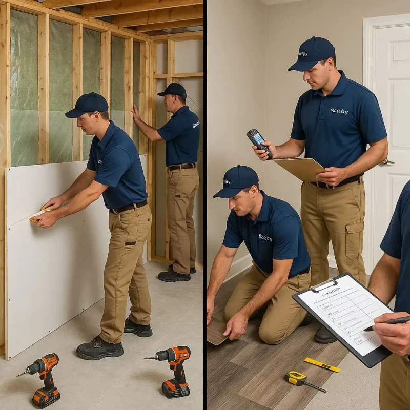 Repairs and Reconstruction process in Saltville, VA